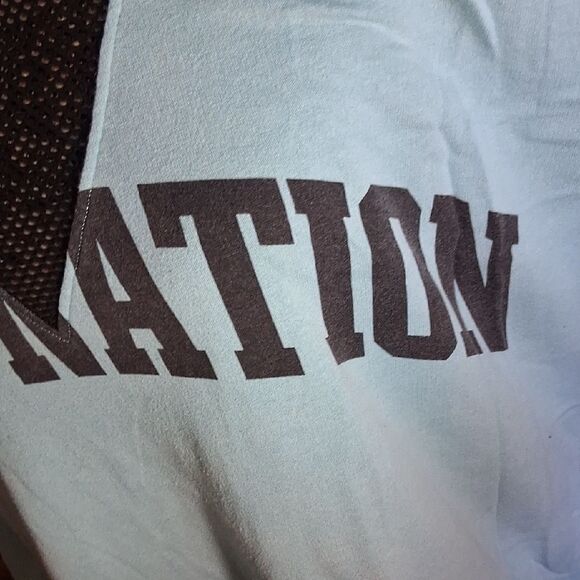 PINK VS Blue PINK NATION Mesh Sweatshirt Size Medium - Picture 4 of 7